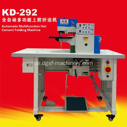 Kangda KD-292-Faltmaschine, Spezial zum Falten abgerundeter Ecken von Notizbüchern, Taschen, Brieftaschen, Computern, automatischem Kleben und